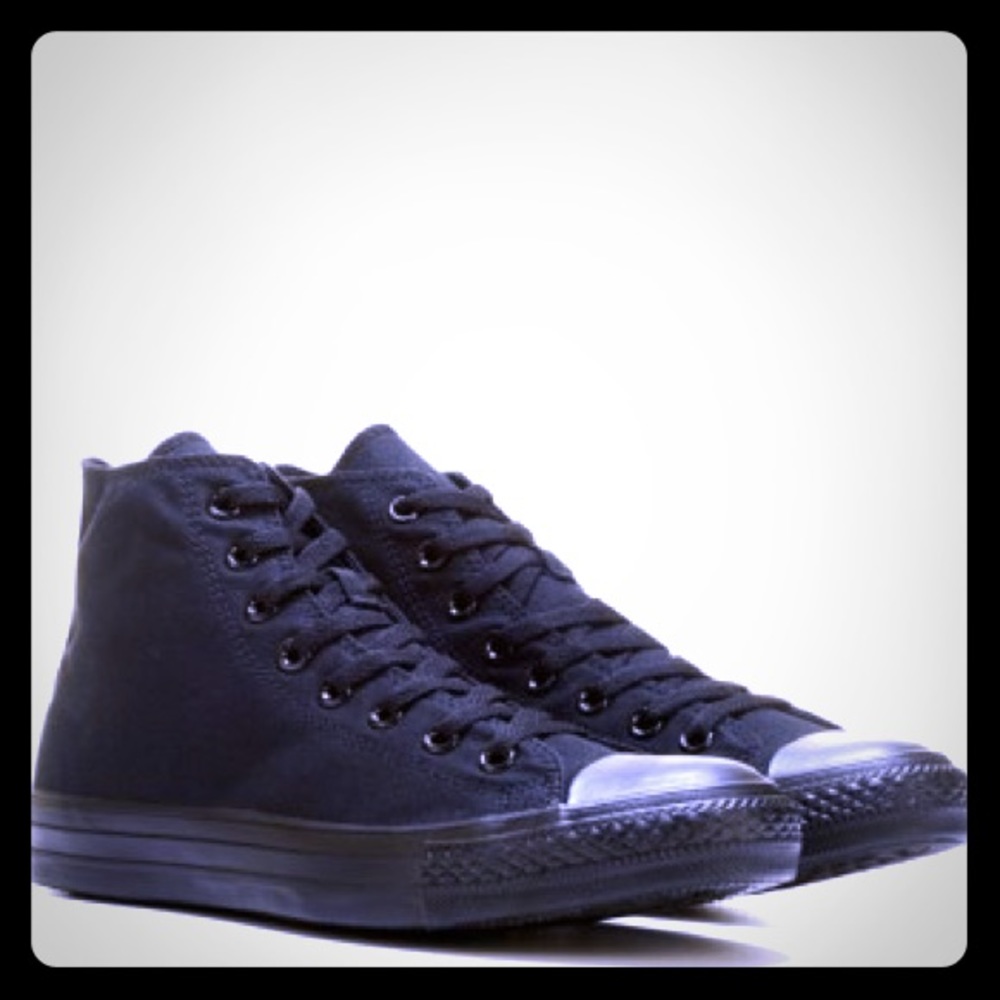 Converse High Tops All Black